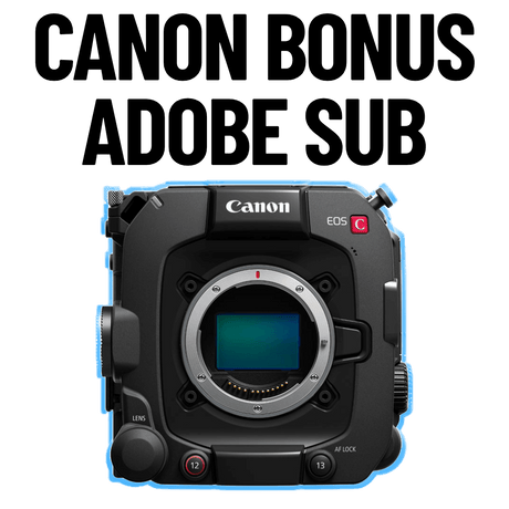 Canon BONUS Adobe Subscription