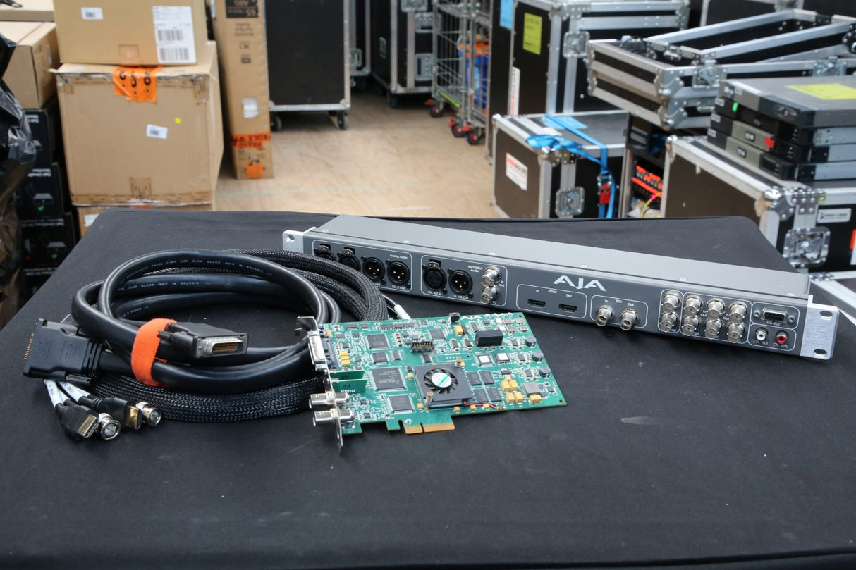 AJA Kona LHi and KLHi-Breakout Box W/Cables - Preowned