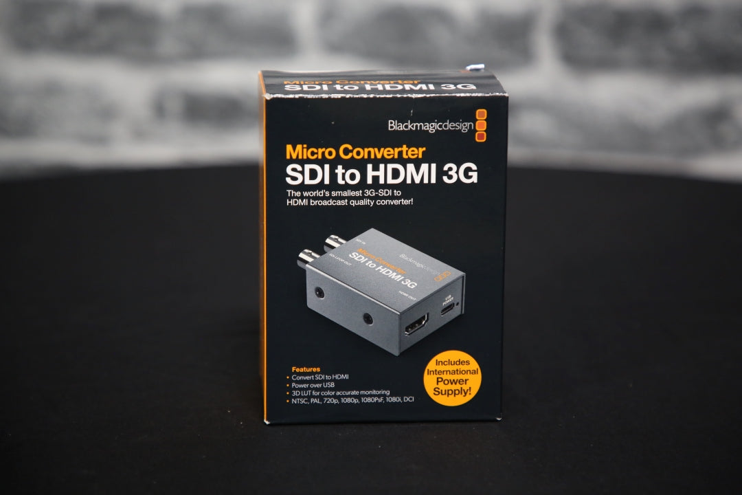 Blackmagic Design Micro Converter SDI to HDMI 3G with PSU - Open Box