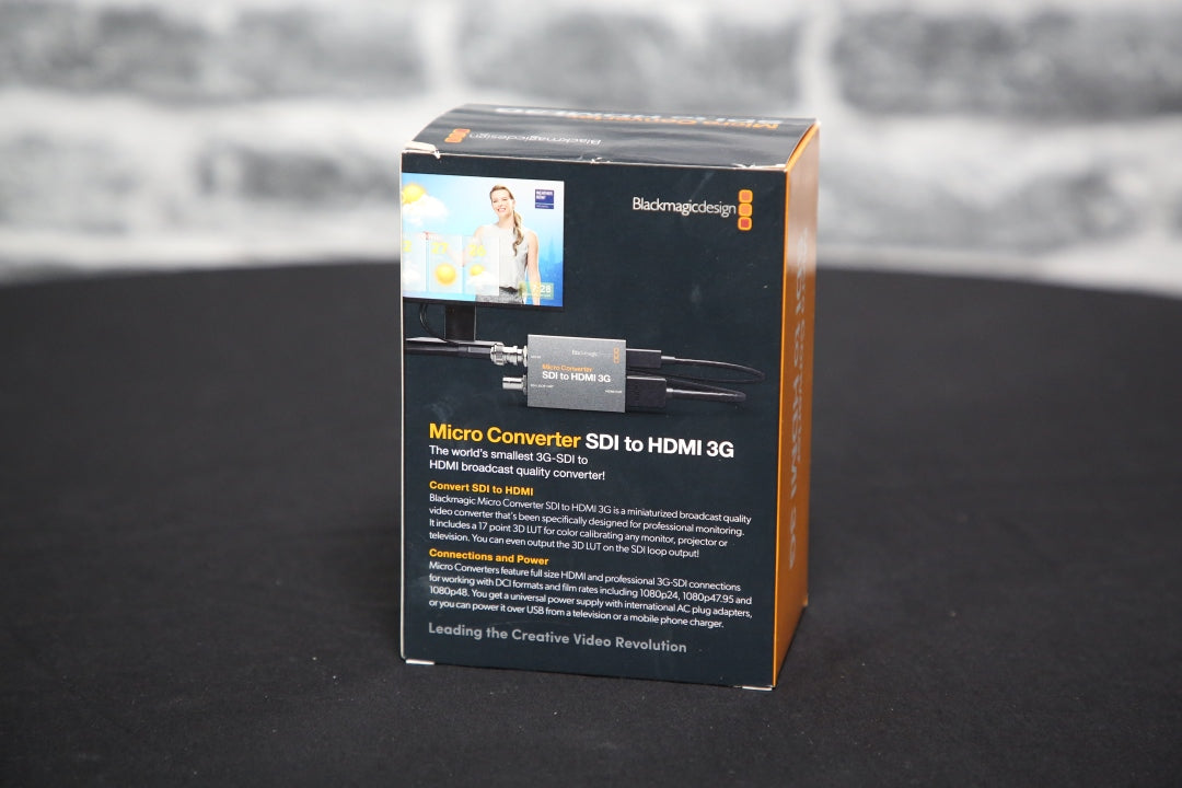 Blackmagic Design Micro Converter SDI to HDMI 3G with PSU - Open Box