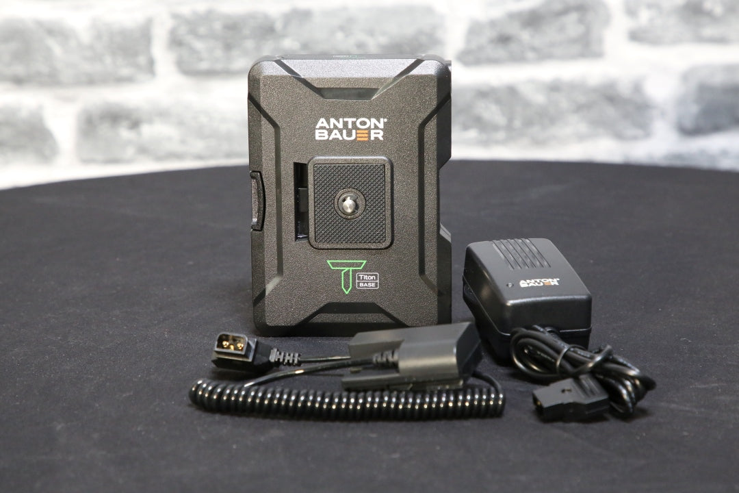 Anton Bauer Titon Base Kit W/ DTAP charger and LPE6 Dummy Battery - Ex Demo