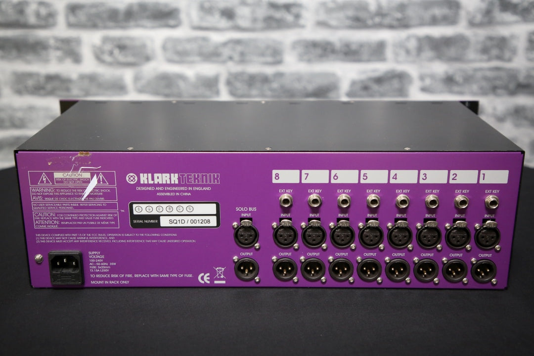 KlarkTeknik 8 Ch Dual-Mode Compressor/Gate - Preowned