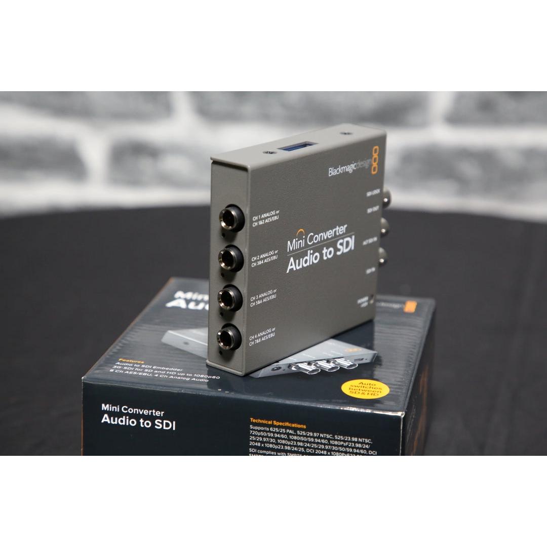 Blackmagic Design Mini Converter Audio to SDI 2 - Open Box