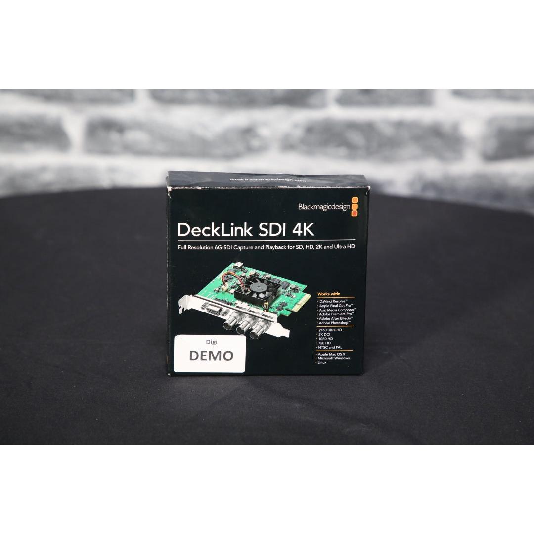 Blackmagic Design Decklink SDI 4K Capture Card - Ex Demo