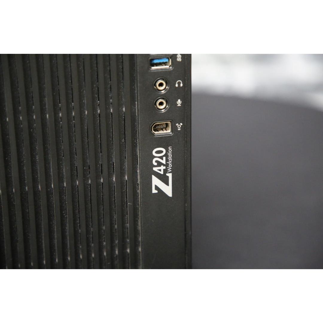 HP Workstation Z420 Intel Xeon E5 v2 6 core 3.5GHz 32GB RAM 250GB SSD Nvidia K4000 - PreOwned