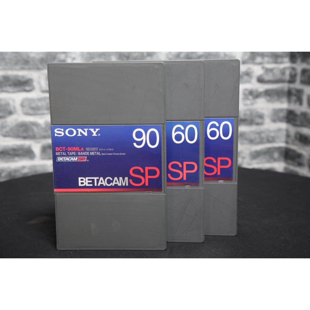 Sony BCT-90x1 & 60x2 MLA and Betacam SP Cassette (Large) pack - New