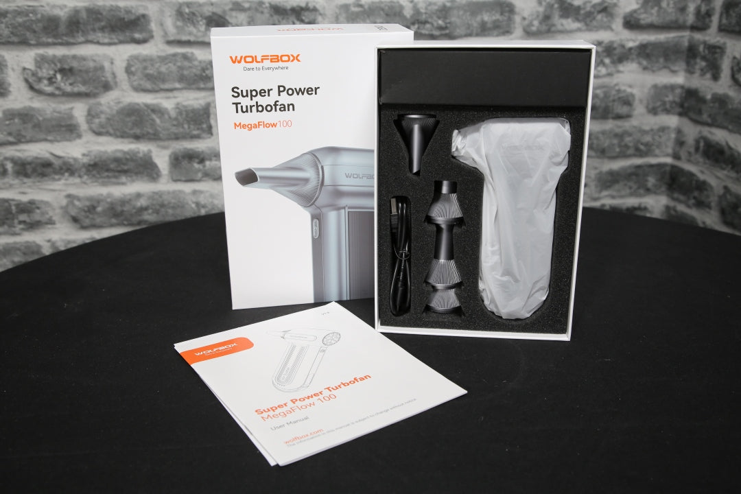 WolfBox MegaFlow MF100 Compressed Air Duster - Ex Demo