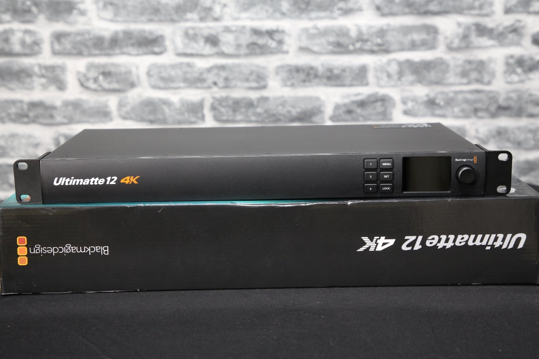 Blackmagic Design Ultimatte 12 4K Keyer Advanced Compositing Processor - Ex Demo