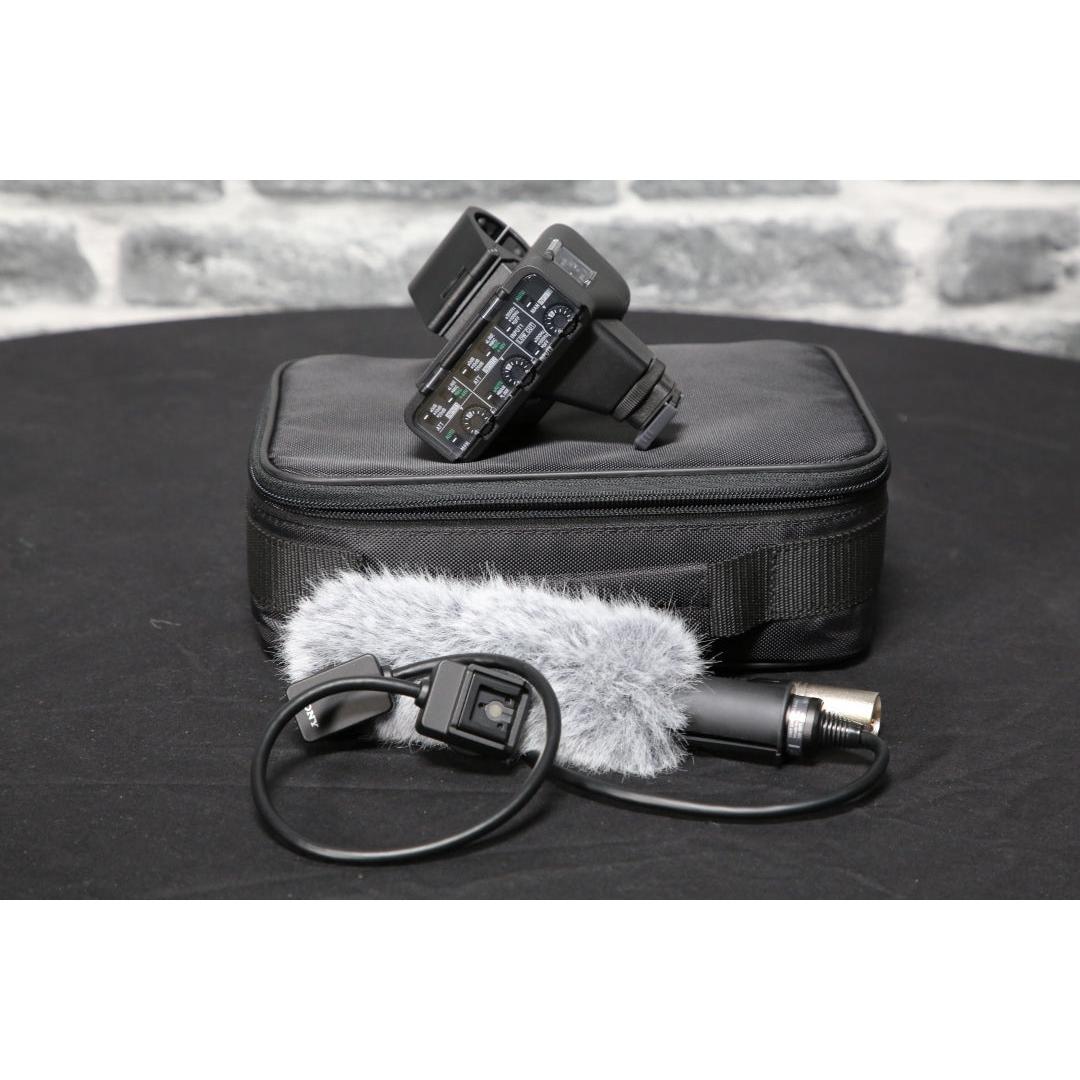 Sony XLR-K3M Dual-Channel Digital XLR Audio Adapter Kit with Shotgun Microphone - Preowned