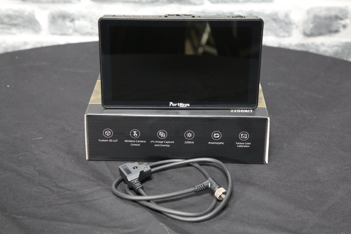 PortKeys BM7 II DS 7 Inch High-Bright Monitor with Wireless Camera Control - Ex Demo