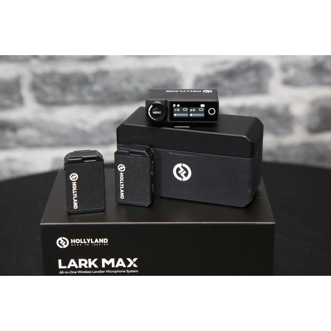 Hollyland Lark MAX DUO Professional 2 Channel Digital Wireless Microphone System - Ex Demo