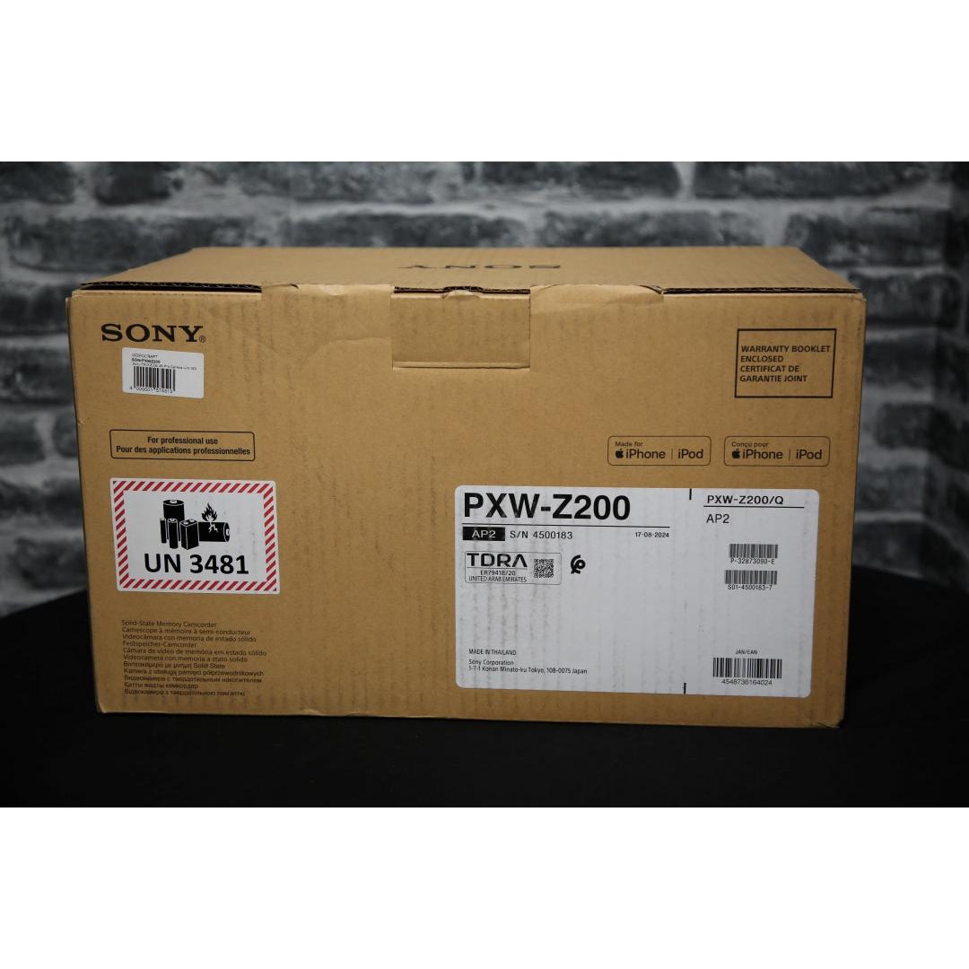 Sony PXW-Z200 4K 1-Inch Sensor Pro Camera with SDI - Preowned
