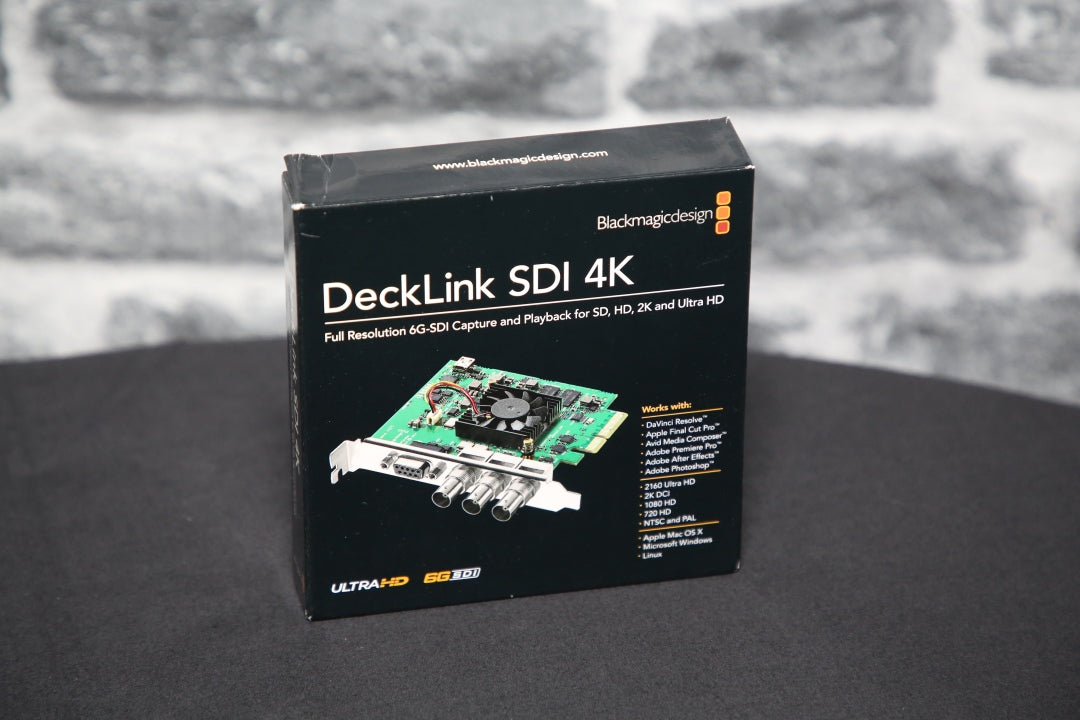 Blackmagic Design Decklink SDI 4K Capture Card - Open Box