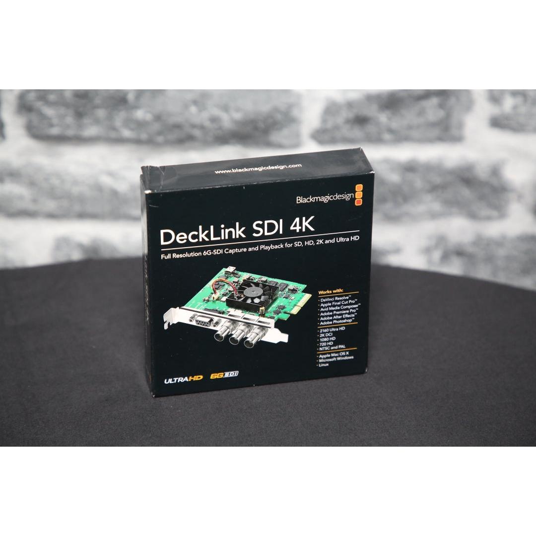 Blackmagic Design Decklink SDI 4K Capture Card - Open Box