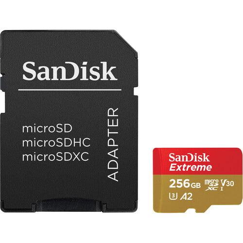 SanDisk Extreme microSDXC UHS-I Micro SD Card with SD Card Adapter