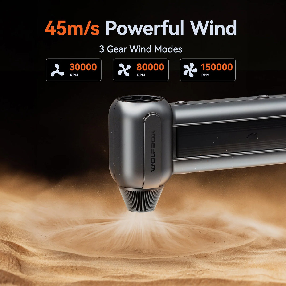 WolfBox MegaFlow MF100 Compressed Air Duster