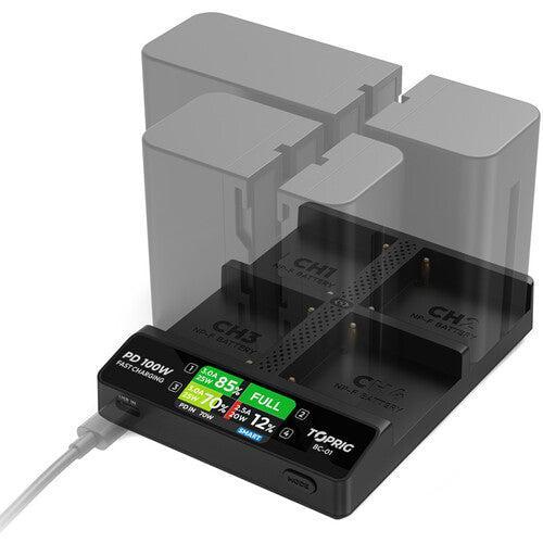 Accsoon BC-01 Toprig 4 port NP-F battery charger