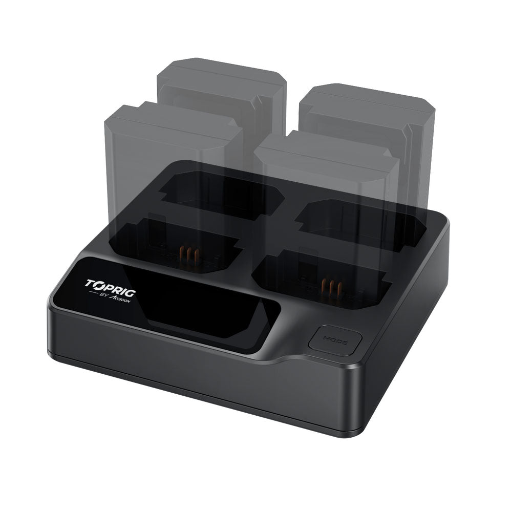 Accsoon Toprig 4-Bay NP-FZ100 Fast Charger