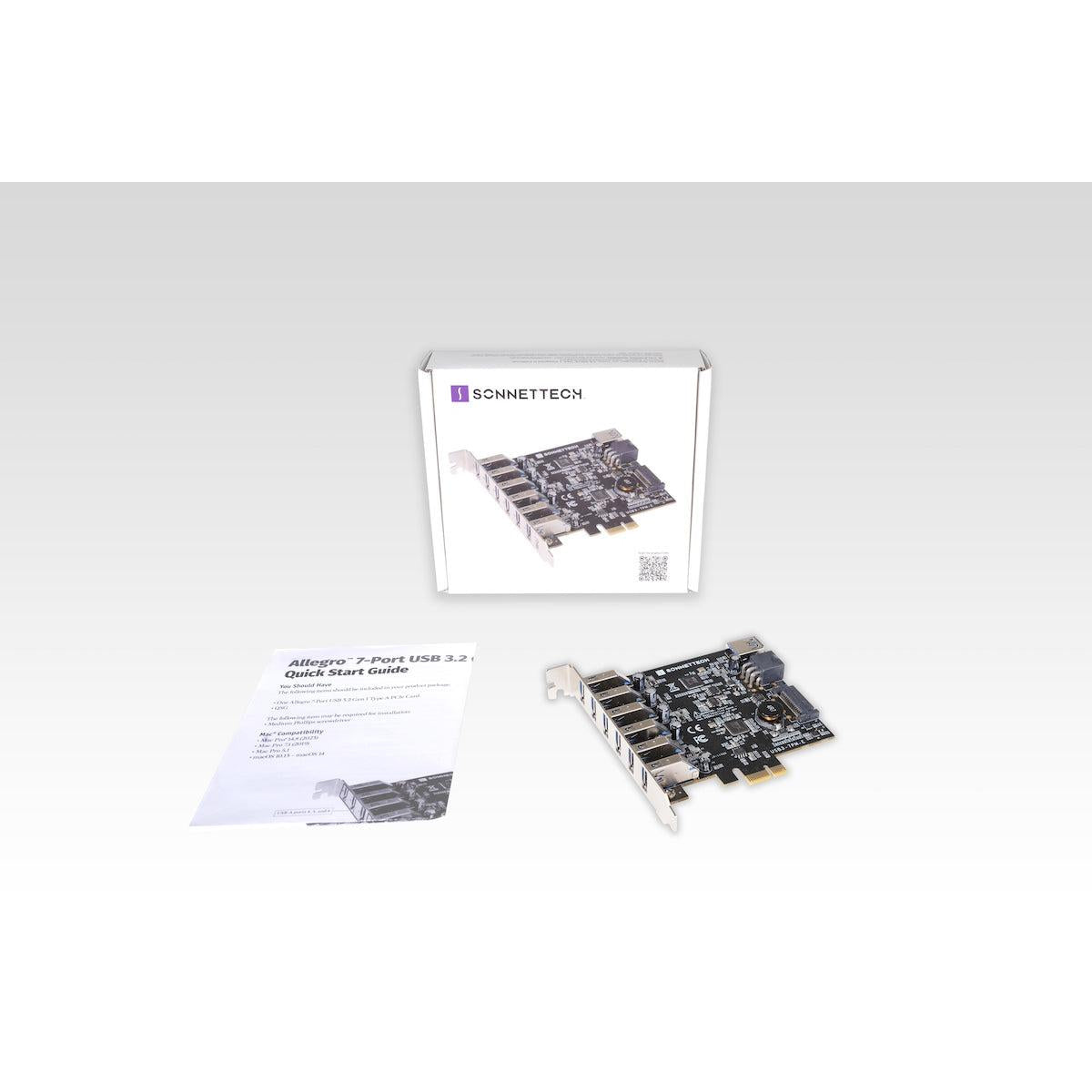 Sonnet Allegro Type A USB 3.2 7-port PCIe Card