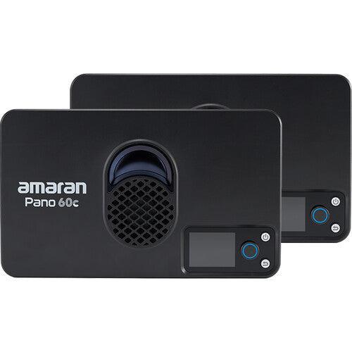 Aputure Amaran Pano 60C RGB LED Panel 2 Light Kit Charcoal