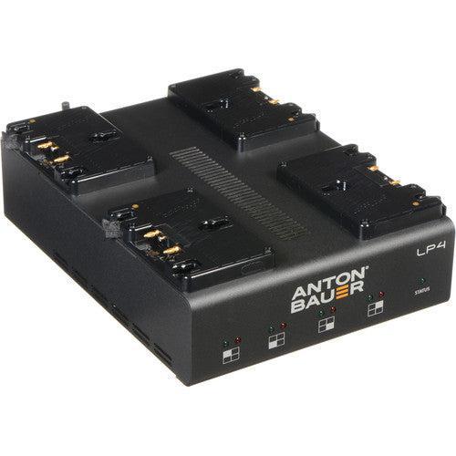 Anton Bauer LP4 Quad Battery Charger Gold Mount