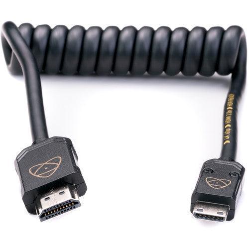Atomos AtomFLEX 4K HDMI Male to Mini-HDMI Male Coiled Cable - 30 to 60cm