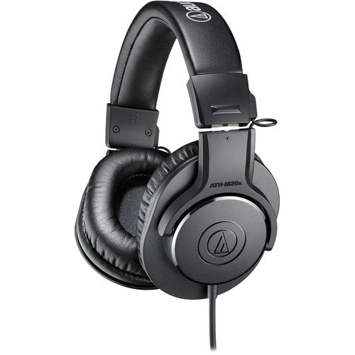 Audio-Technica ATH-M20x Closed-Back Monitor Headphones in Black