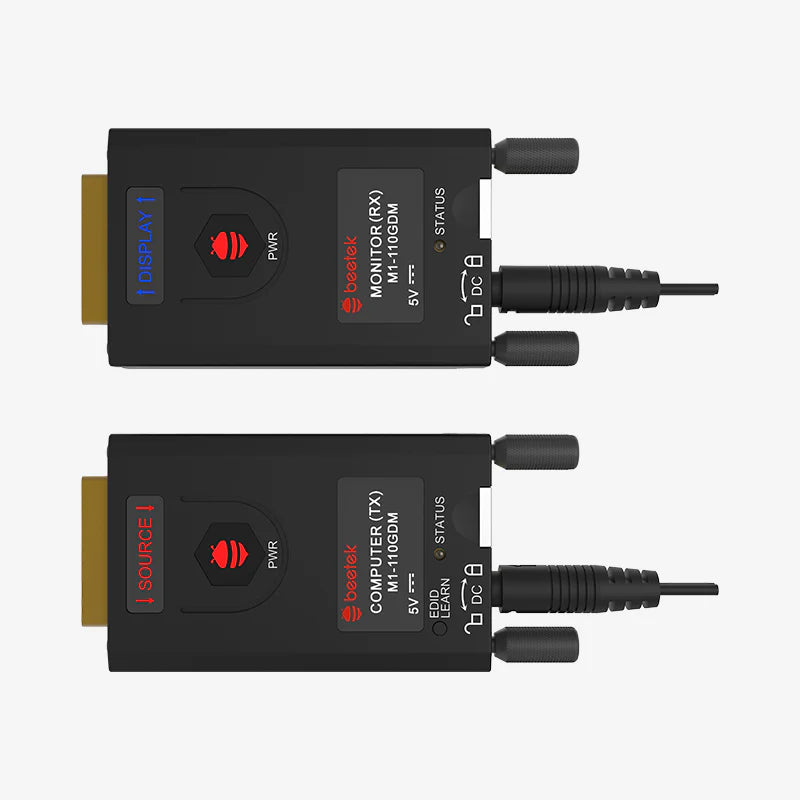 Beetek M1-110GDM One-core LC Multi-mode DVI Fiber Optic Extender