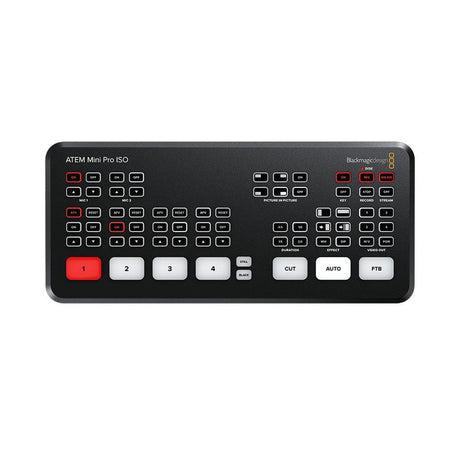 Blackmagic Design ATEM Mini PRO ISO HDMI Live Streaming Camera Switcher