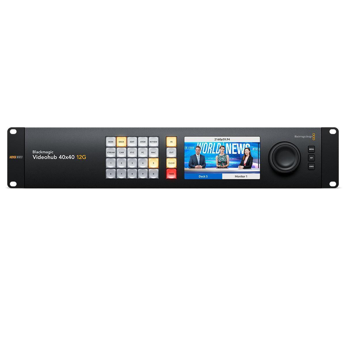 Blackmagic Design Videohub 40x40 12G Zero-Latency Video Router