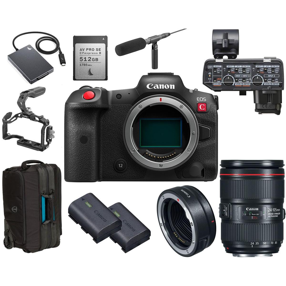 Canon R5C Cinema Camera with EF Lens Premium Bundle