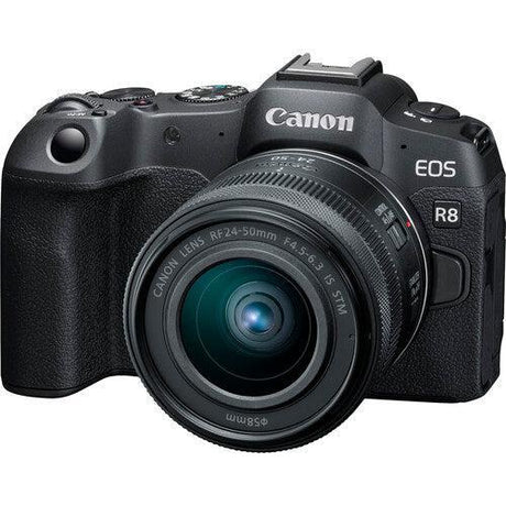 Canon EOS R8 Camera with RF 24-50mm f/4.5-6.3 IS STM Lens