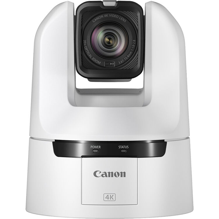Canon CR-N350 4K NDI PTZ Camera with 20x Zoom (White)