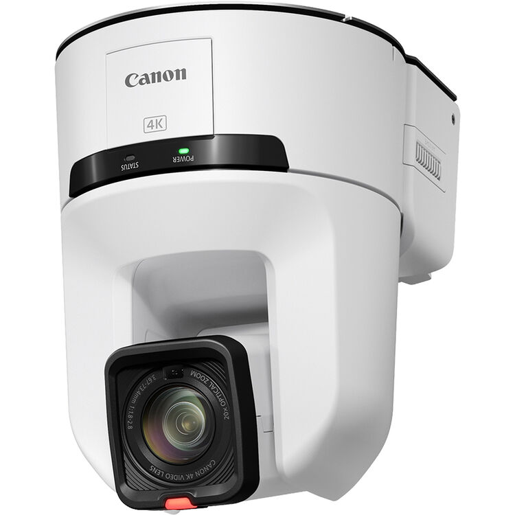 Canon CR-N350 4K NDI PTZ Camera with 20x Zoom (White)