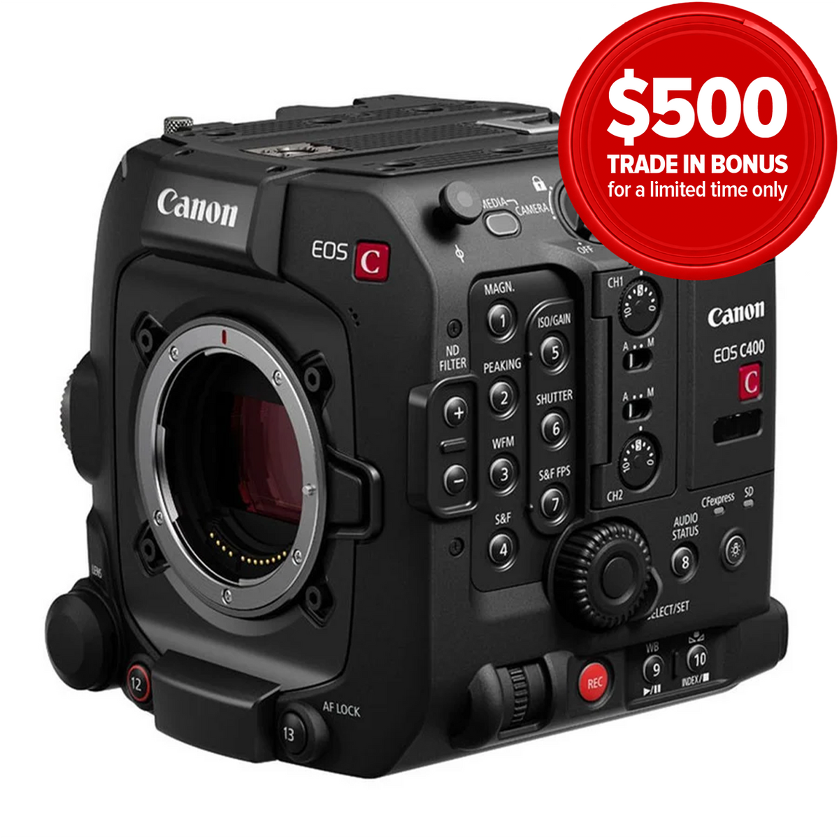 Canon C400 Full Frame RF-Mount EOS Cinema Camera
