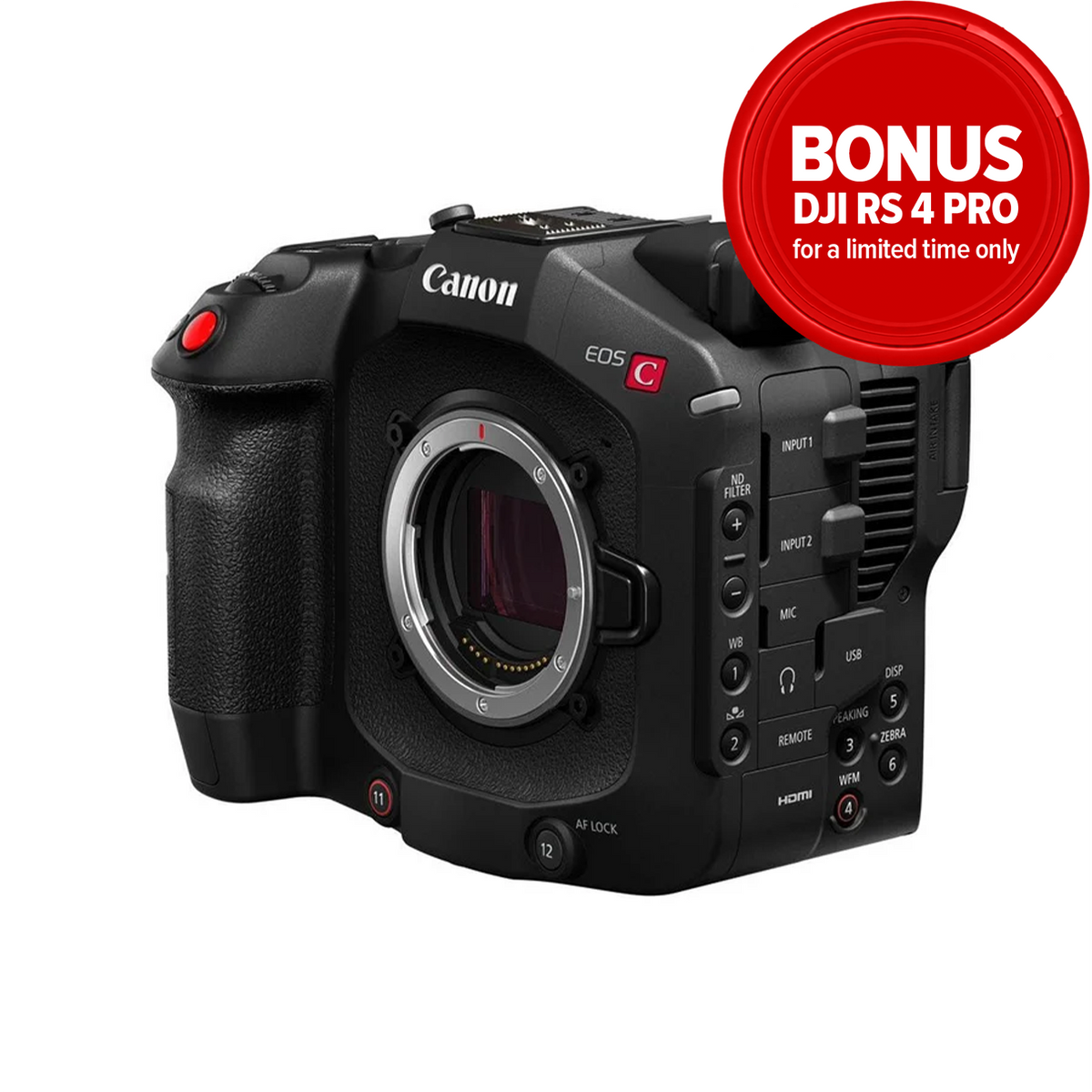 Canon EOS C80 Compact 6K Full-Frame Cinema Camera Body (RF Mount)