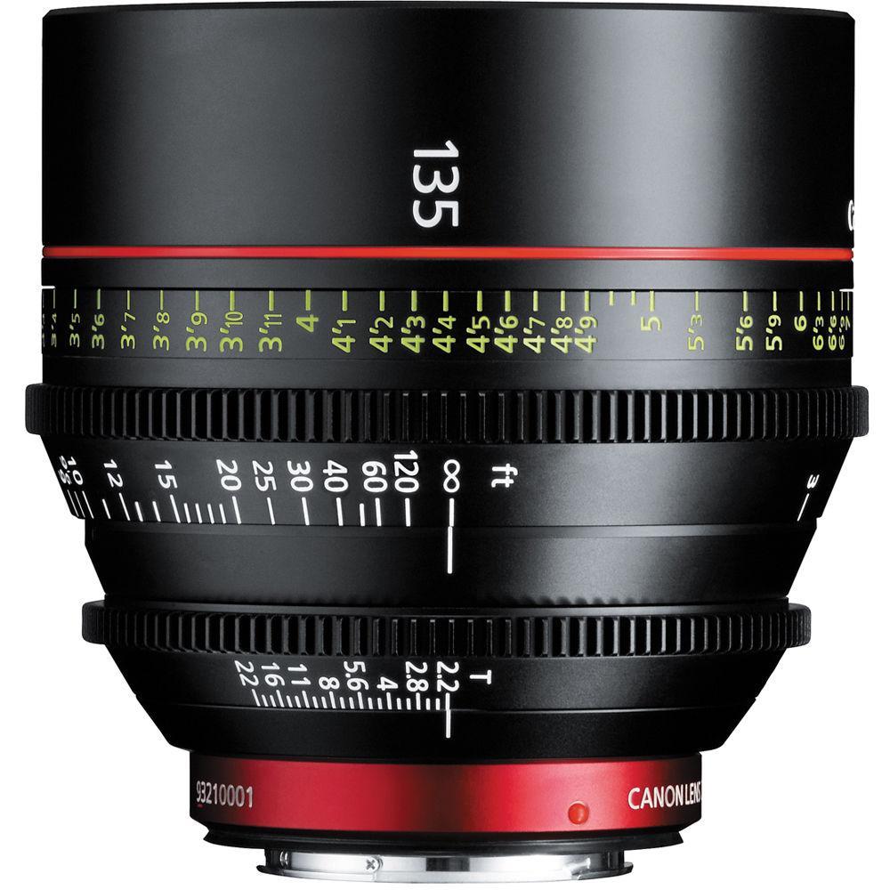 Canon CN-E 135mm T2.2 L F Cinema Prime Lens EF Mount