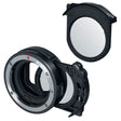 Canon Drop-In Filter Mount Adapter EF-EOS R with Circular Polarizer and Clear Filter