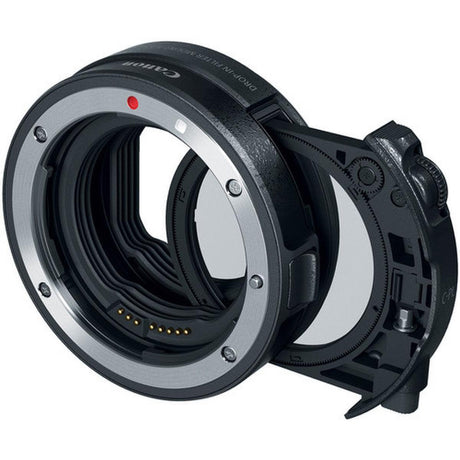 Canon Drop-In Filter Mount Adapter EF-EOS R with Circular Polarizer and Clear Filter