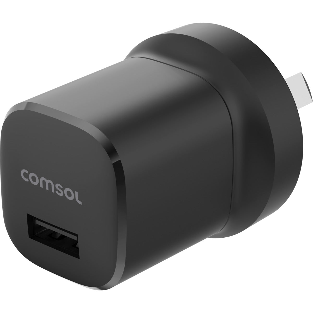 Comsol 12W USB-A Wall Charger (Black)