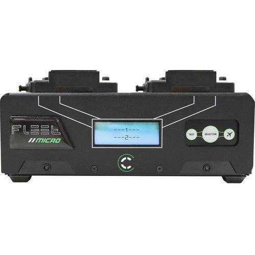 Core SWX Fleet Micro 3A Digital Dual Charger for V-Mount Batteries