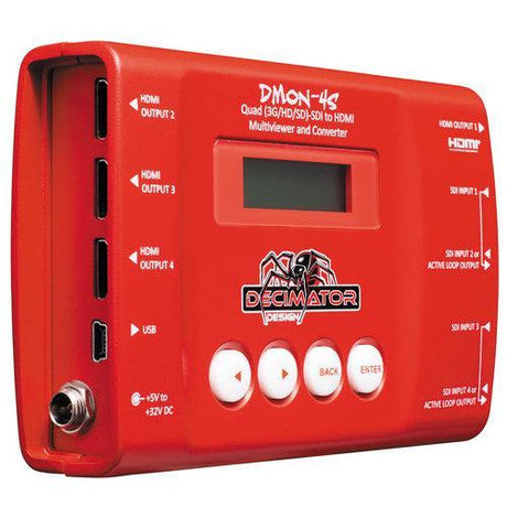 Decimator DMON4S 4x SDI to HDMI Converter