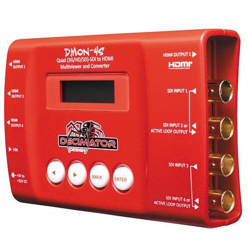 Decimator DMON4S 4x SDI to HDMI Converter