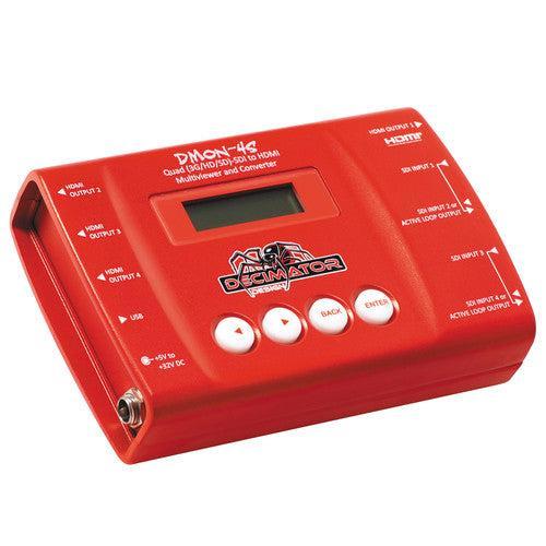 Decimator DMON4S 4x SDI to HDMI Converter