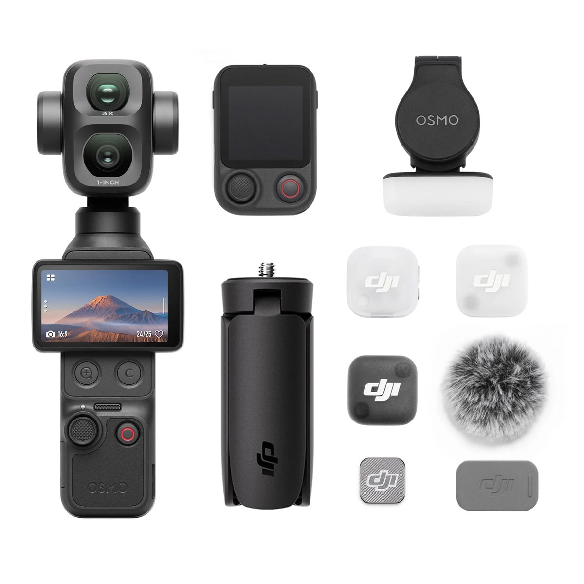 DJI Osmo Pocket 4P Dual-Lens Cinematic Pocket Gimbal Camera (Vlog Combo)