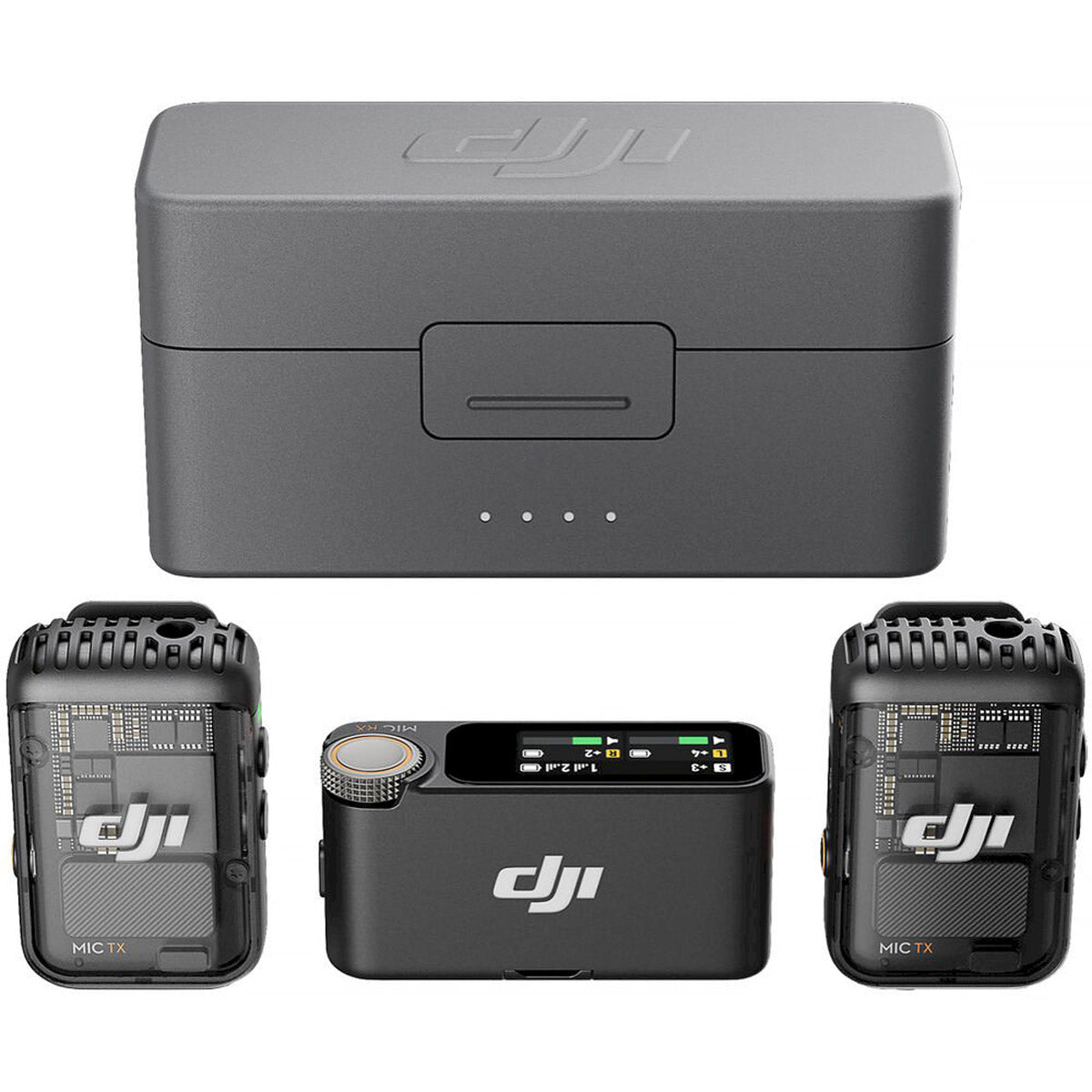 DJI Mic 2 Compact 2-Person Digital Wireless Microphone System with Case