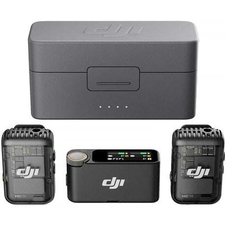 DJI Mic 2 Compact 2-Person Digital Wireless Microphone System with Case