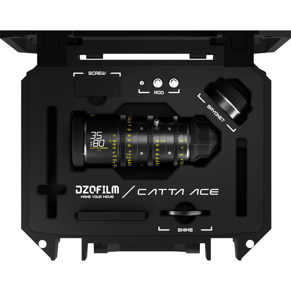 DZOFilm Catta Ace 35-80mm T2.9 Cine Zoom Lens (PL/EF)