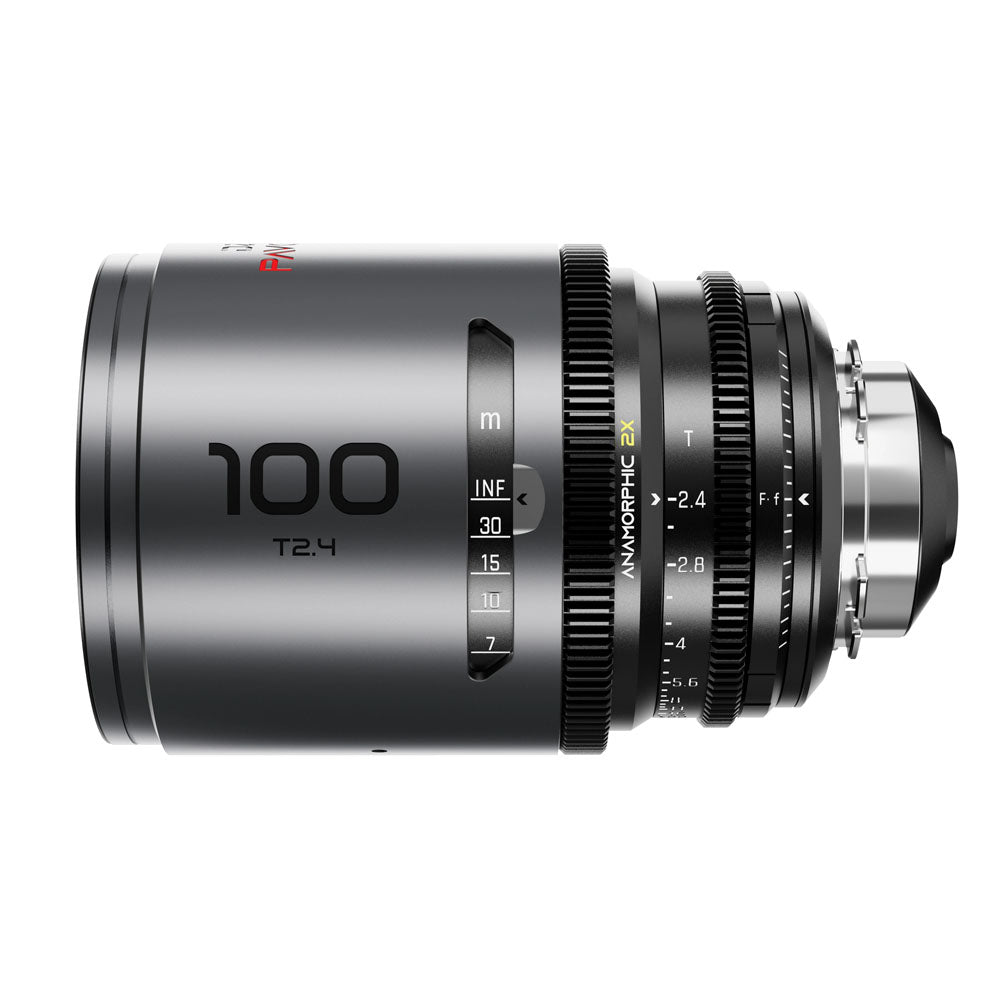 DZOFILM Pavo 100mm T2.4 2x Anamorphic Prime Lens (Neutral Coating, PL/EF Mount, Metres)