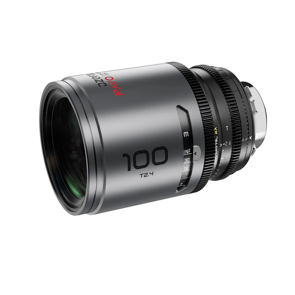 DZOFILM Pavo 100mm T2.4 2x Anamorphic Prime Lens (Neutral Coating, PL/EF Mount, Metres)